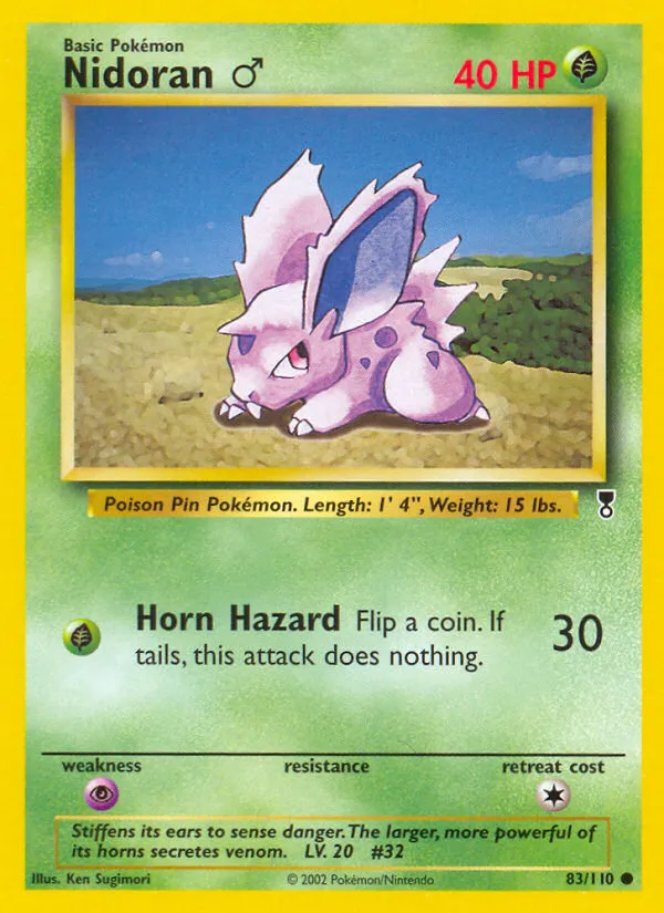 Nidoran ♂ #83, Legendary Collection