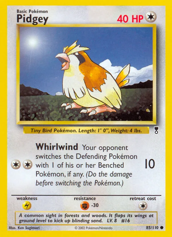 Pidgey #85, Legendary Collection