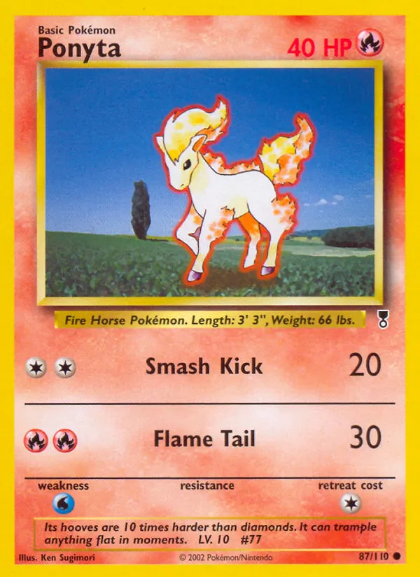 Ponyta #87, Legendary Collection