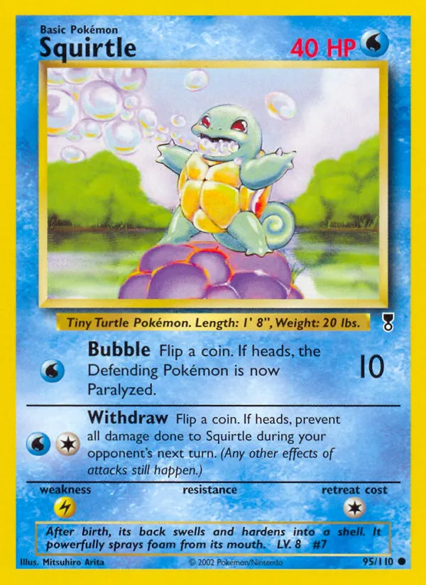 Squirtle #95, Legendary Collection