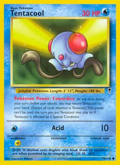 Tentacool #96, Reverse Foil
