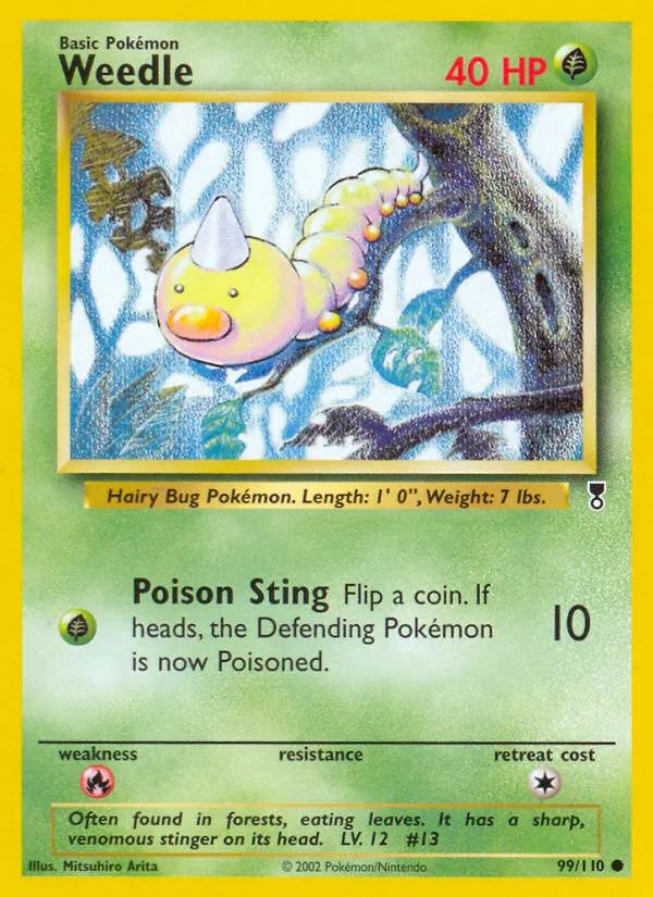 Weedle #99, Legendary Collection