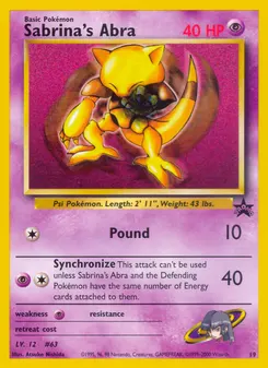Sabrina's Abra #19, Standard
