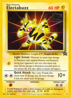 Electabuzz #2, Movie Promo-Inverted Stamp Error