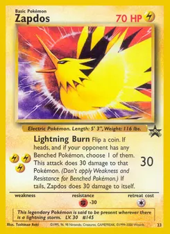 Zapdos #23, Naoyo Kimura Corrected