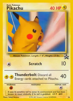 Pikachu #26, Wizards Black Star Promos