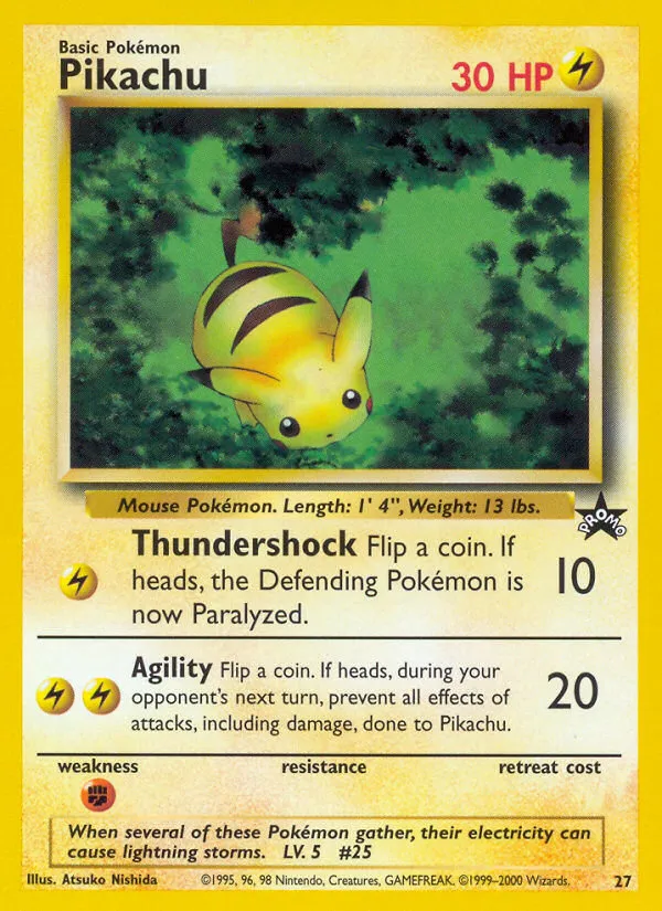 Pikachu #27, Wizards Black Star Promos Movie Promo