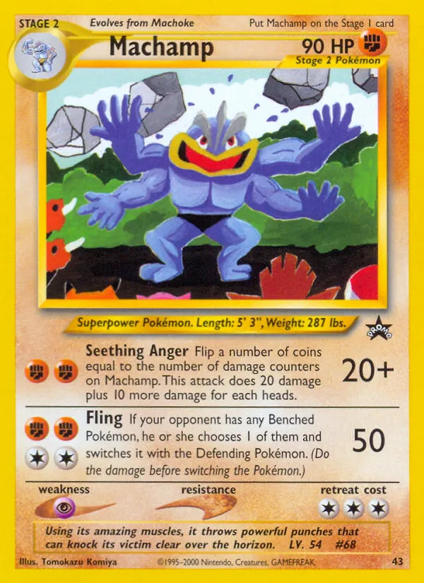 Machamp #43, Wizards Black Star Promos