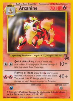 Arcanine #6, Standard