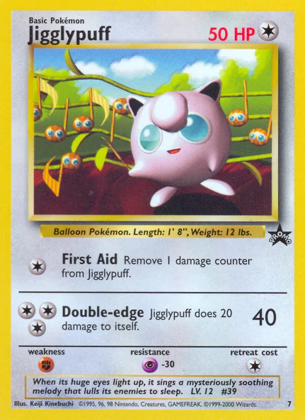 Jigglypuff #7, Wizards Black Star Promos