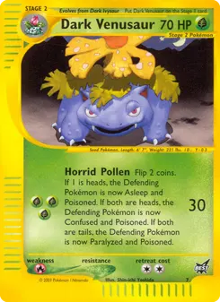 Dark Venusaur #7, Standard