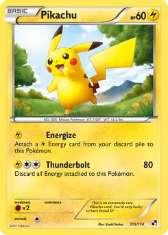 Pikachu #115, Standard