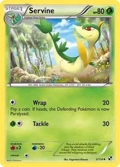 Servine #3, Holo Cracked Ice