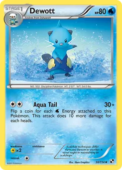 Dewott #30, Reverse Foil