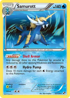 Samurott #32, Reverse Foil
