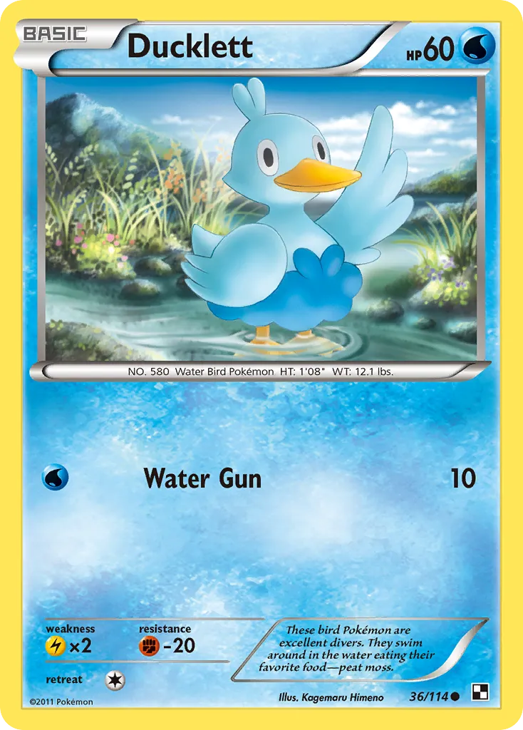 Ducklett #36, Black & White