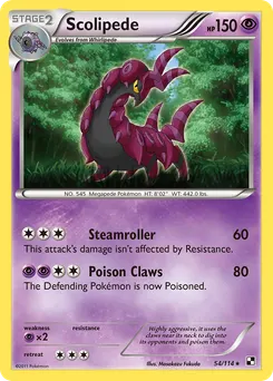 Scolipede #54, Holo Cracked Ice