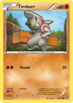 Timburr #58, Reverse Foil