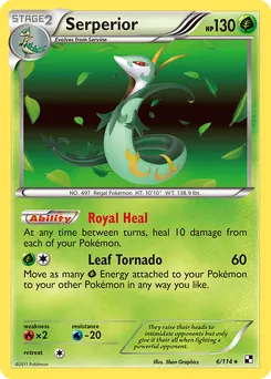 Serperior #6, Reverse Foil