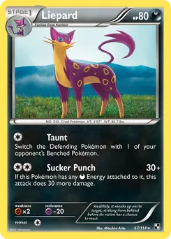 Liepard #67, Reverse Foil