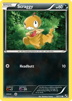 Scraggy #68, Reverse Foil