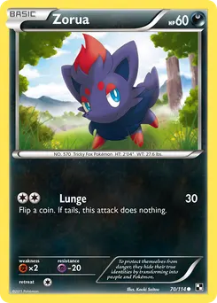 Zorua #70, Reverse Foil