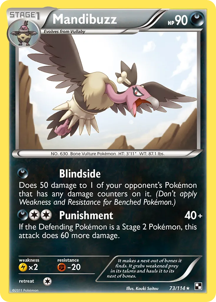 Mandibuzz #73, Black & White