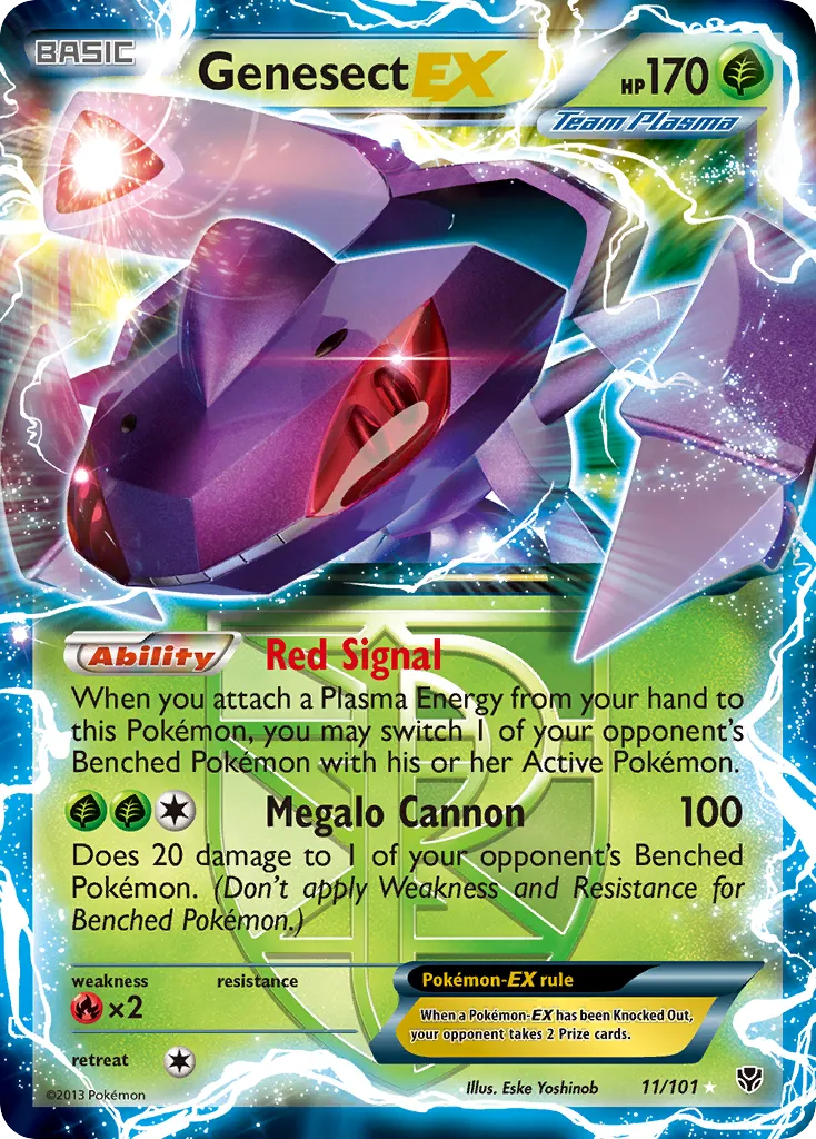 Genesect-EX #11, Plasma Blast