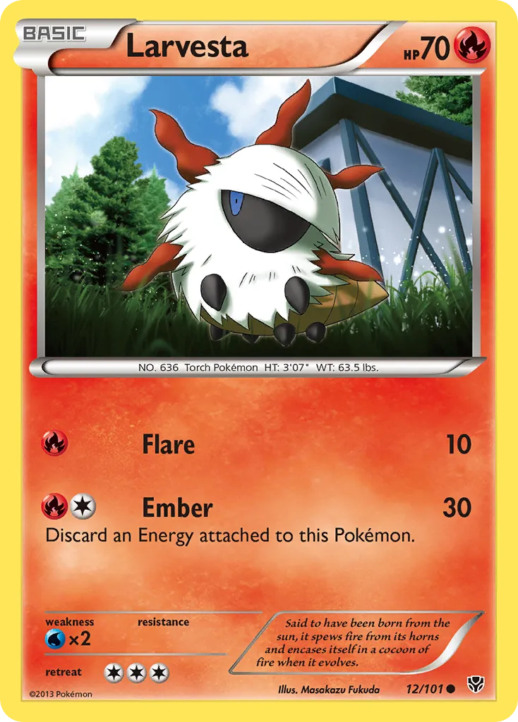 Larvesta #12, Plasma Blast Reverse Foil