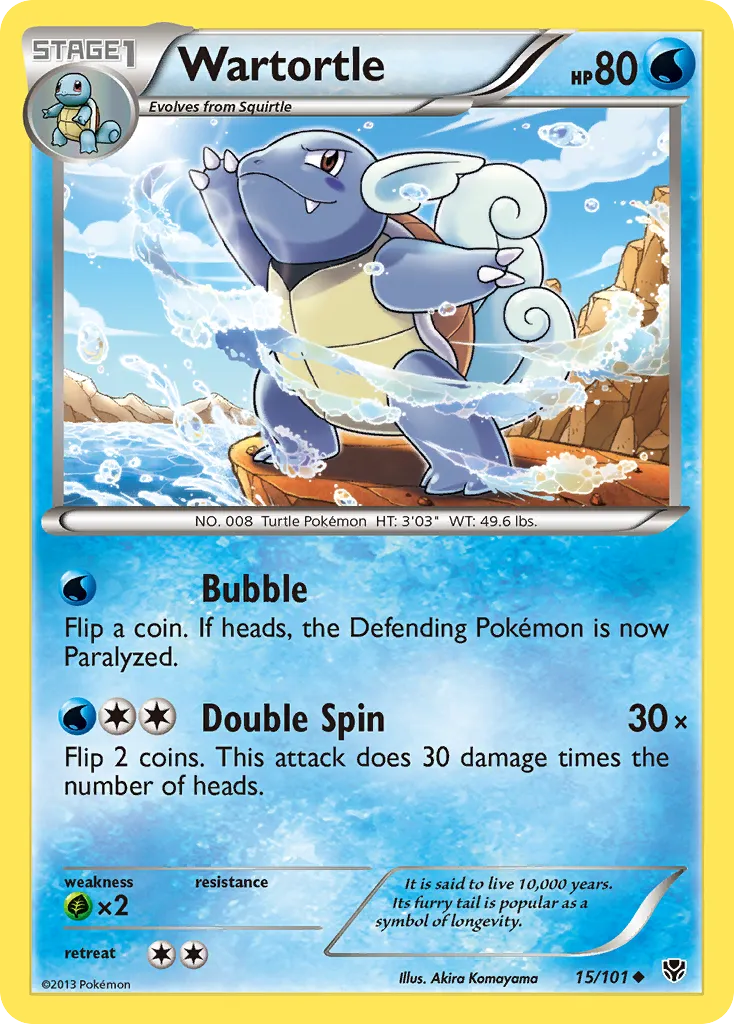 Wartortle #15, Plasma Blast