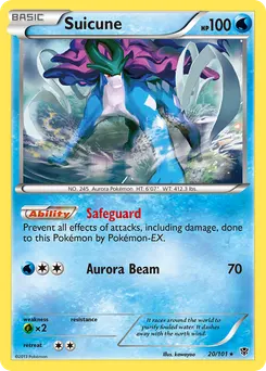 Suicune #20, Reverse Foil