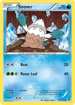 Snover #25, Reverse Foil