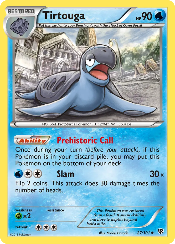 Tirtouga #27, Plasma Blast Reverse Foil