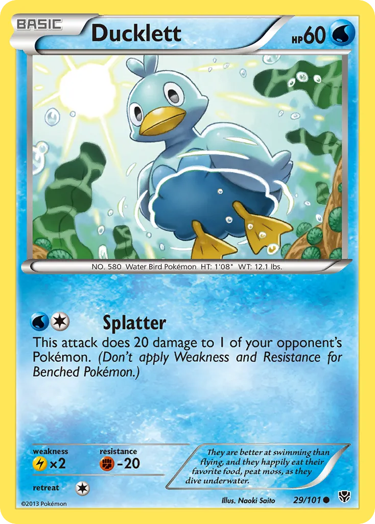 Ducklett #29, Plasma Blast Reverse Foil