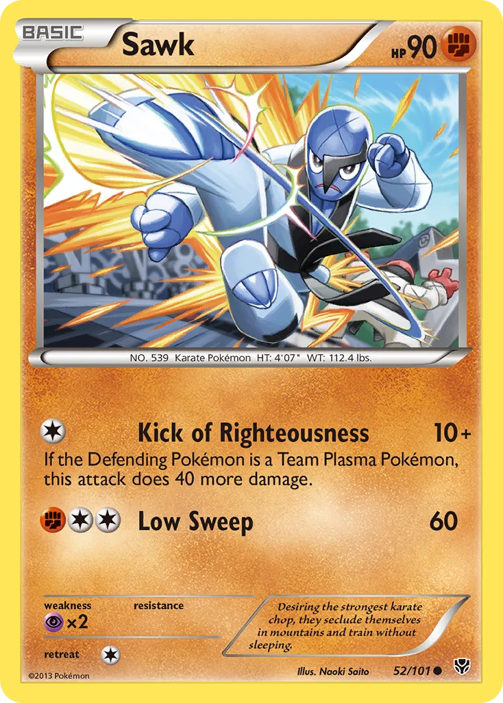 Sawk #52, Plasma Blast Reverse Foil