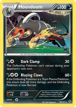 Houndoom #56, Reverse Foil