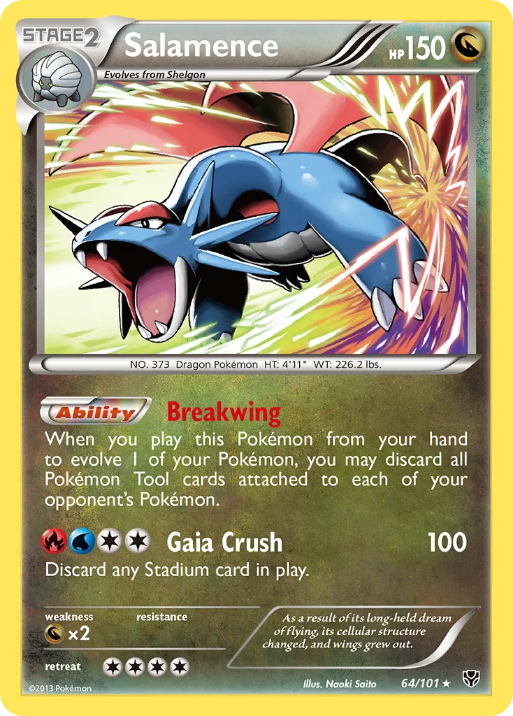 Salamence #64, Plasma Blast