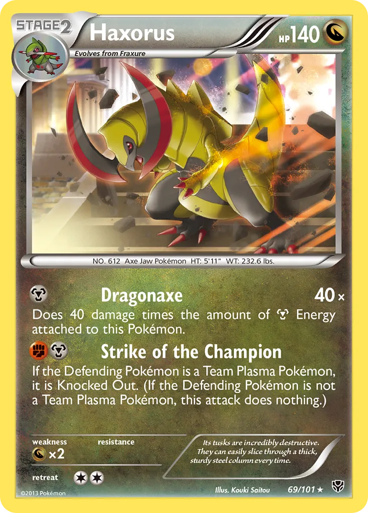 Haxorus #69, Plasma Blast Cosmos