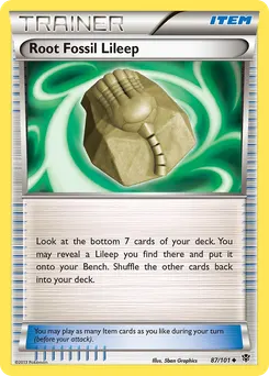 Root Fossil Lileep #87, Plasma Blast
