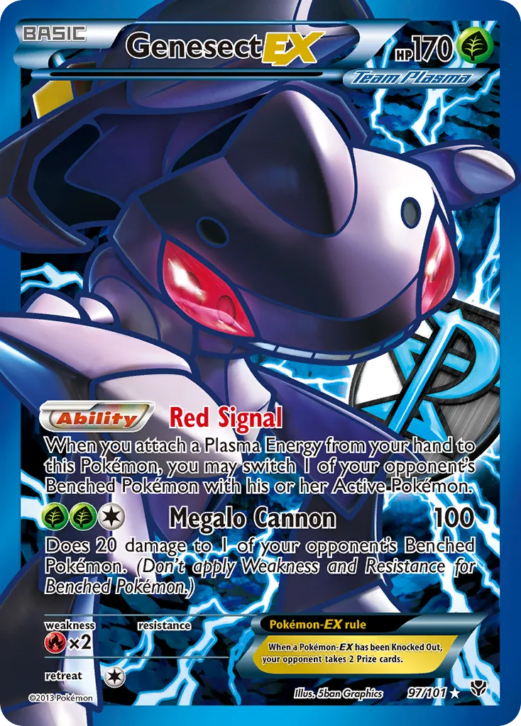 Genesect-EX #97, Plasma Blast