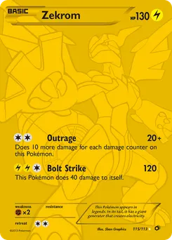 Zekrom #115, Standard