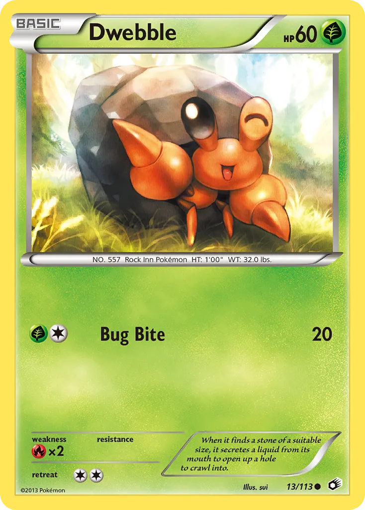 Dwebble #13, Legendary Treasures Reverse Foil