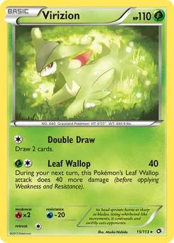 Virizion #15, Reverse Foil
