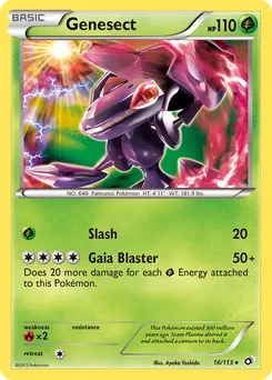Genesect #16, Reverse Foil