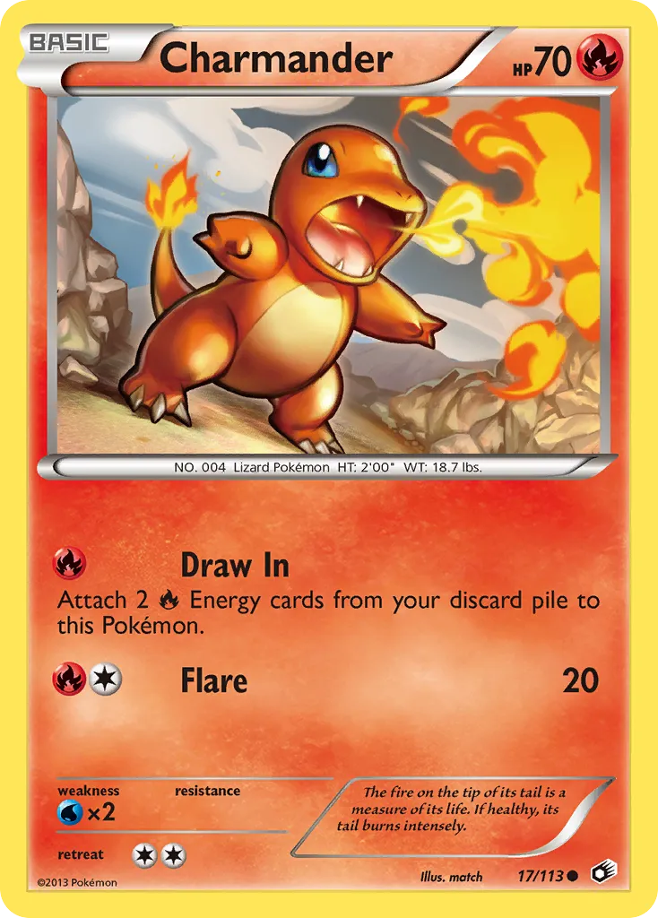 Charmander #17, Legendary Treasures Build-A-Bear Workshop