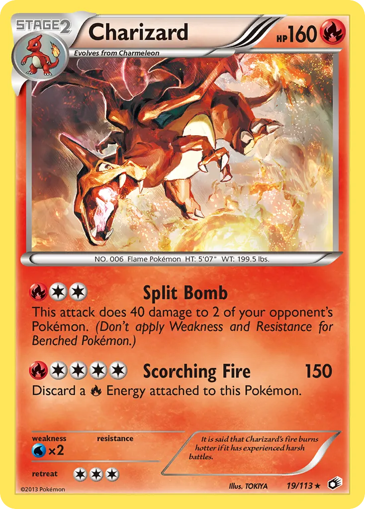 Charizard #19, Legendary Treasures