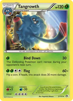 Tangrowth #2, Reverse Foil