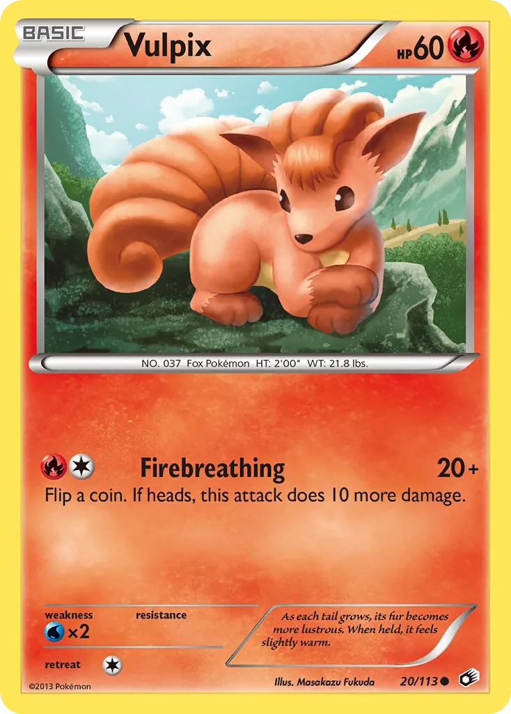 Vulpix #20, Legendary Treasures