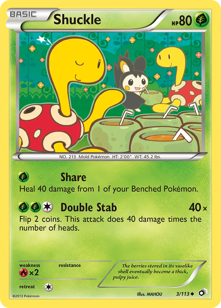 Shuckle #3, Legendary Treasures