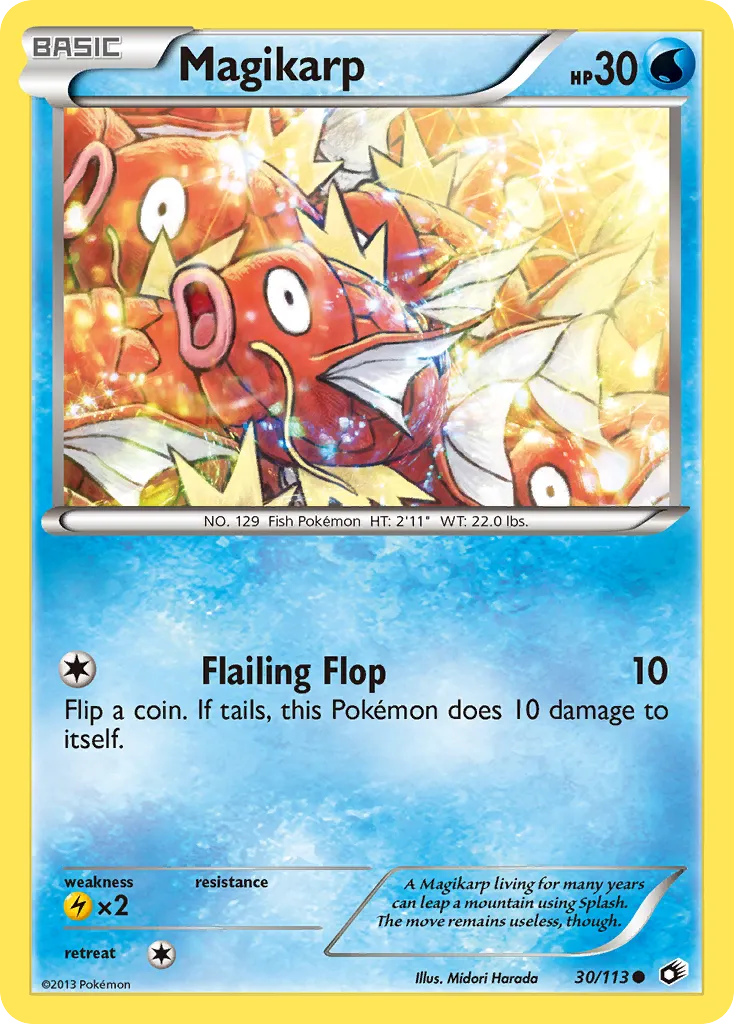 Magikarp #30, Legendary Treasures Reverse Foil
